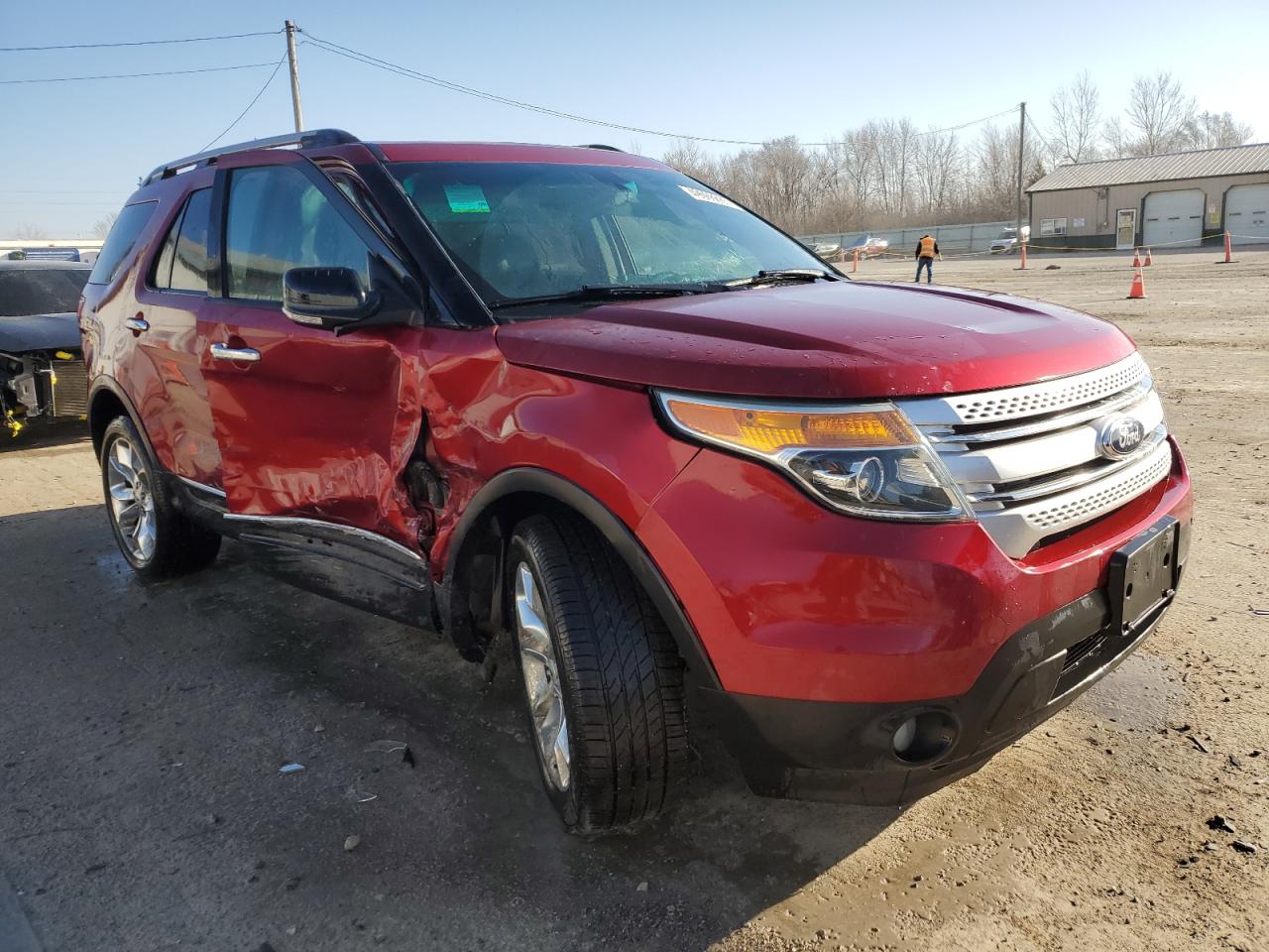 2013 Ford Explorer VIN 1FM5K8D8XDGB21948 Copart auction photo, side / undercarriage damage thumbnail 4