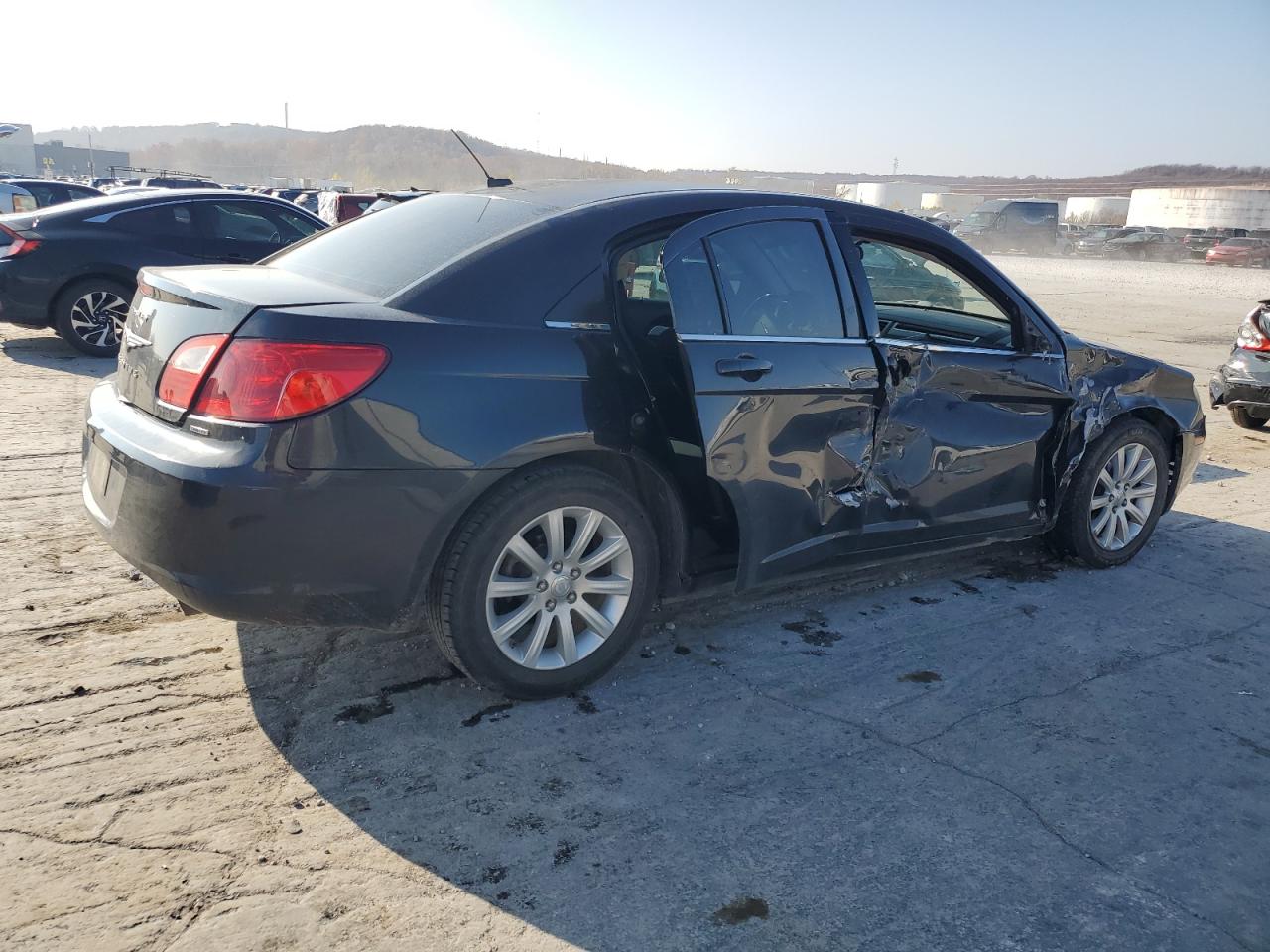 2010 Chrysler Sebring VIN 1C3CC5FBXAN108421 Copart auction photo, side / front end damage thumbnail 3