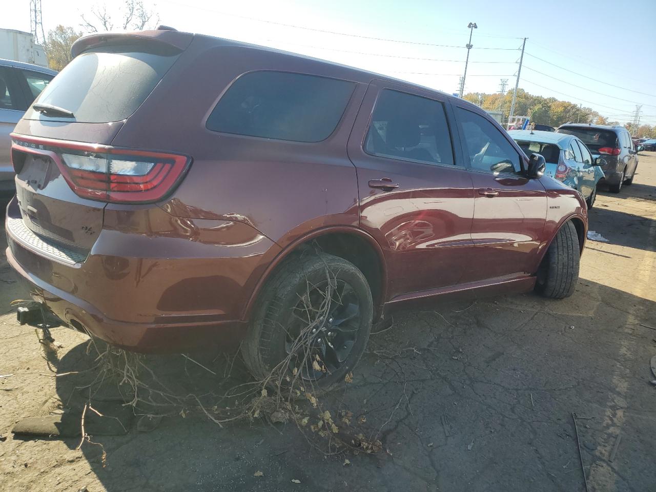 2020 Dodge Durango VIN 1C4SDJCT2LC395617 Copart auction photo, front end damage thumbnail 3