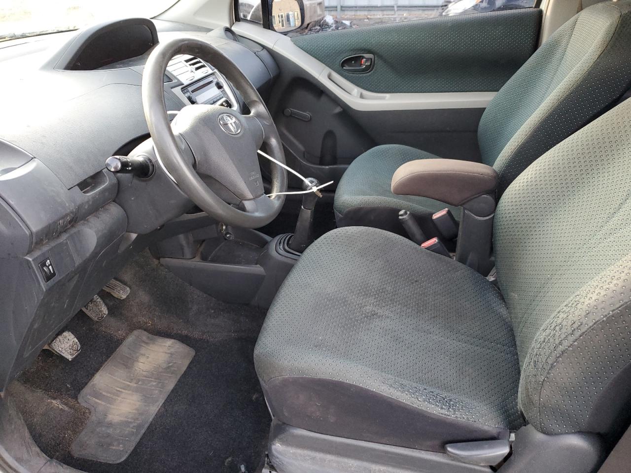 2008 Toyota Yaris VIN JTDJT923885175845 Copart auction photo, side damage thumbnail 7