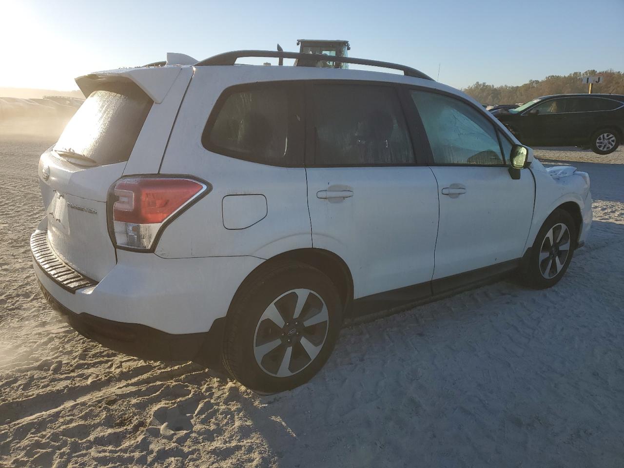 2018 Subaru Forester VIN JF2SJAGC2JH438857 Copart auction photo, top/roof damage thumbnail 3