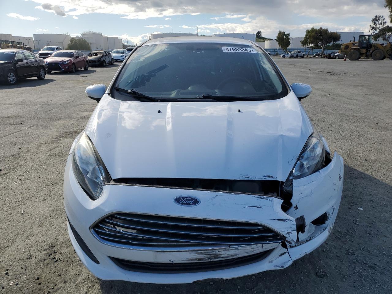 2016 Ford Fiesta VIN 3FADP4EJ6GM154831 Copart auction photo, front end / side damage thumbnail 5