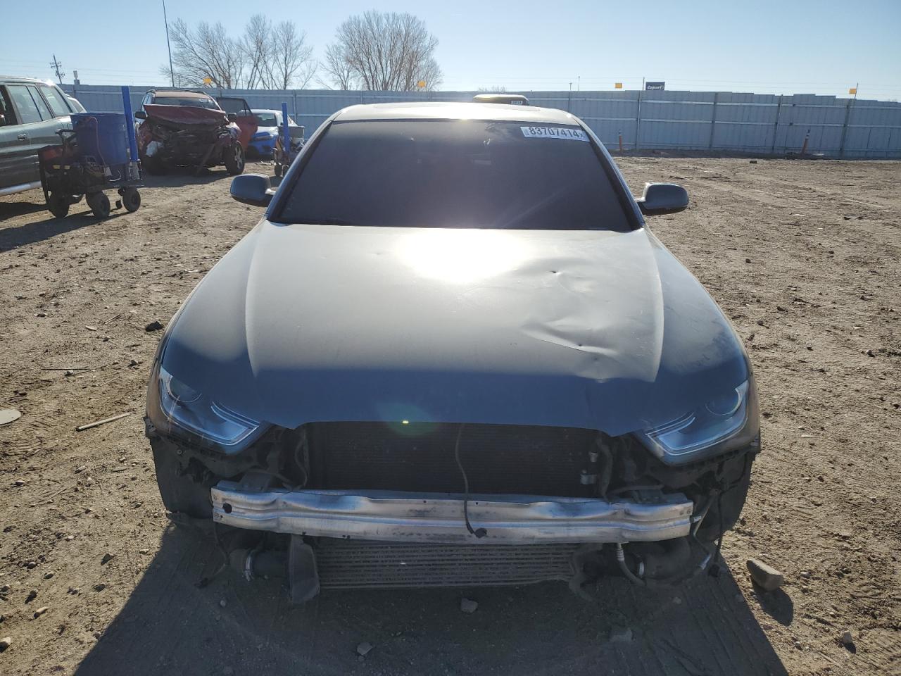 2016 Audi A4 VIN WAUBFAFL6GN010735 Copart auction photo, front end / side damage thumbnail 5