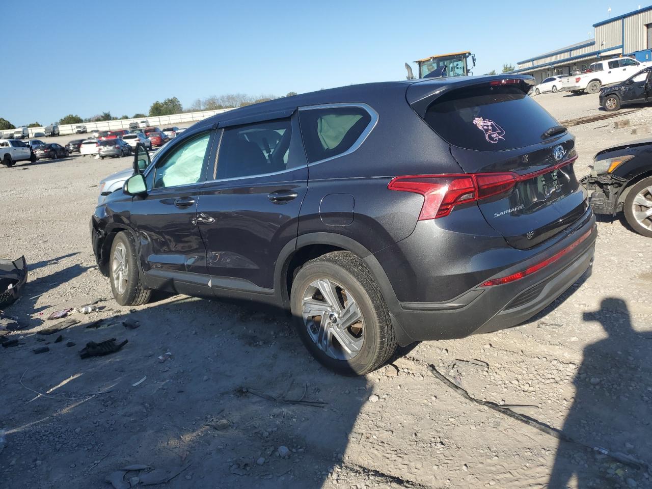 2022 Hyundai Santa Fe VIN 5NMS14AJXNH373011 Copart auction photo, front end / side damage thumbnail 2