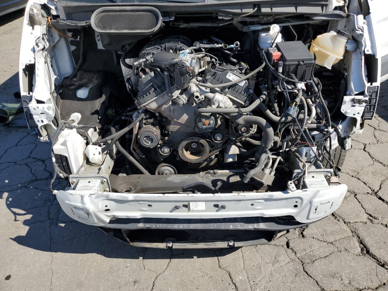 2017 Ford Transit VIN 1FTYE1ZMXHKA77510 Copart auction photo, front end / rear end damage thumbnail 12