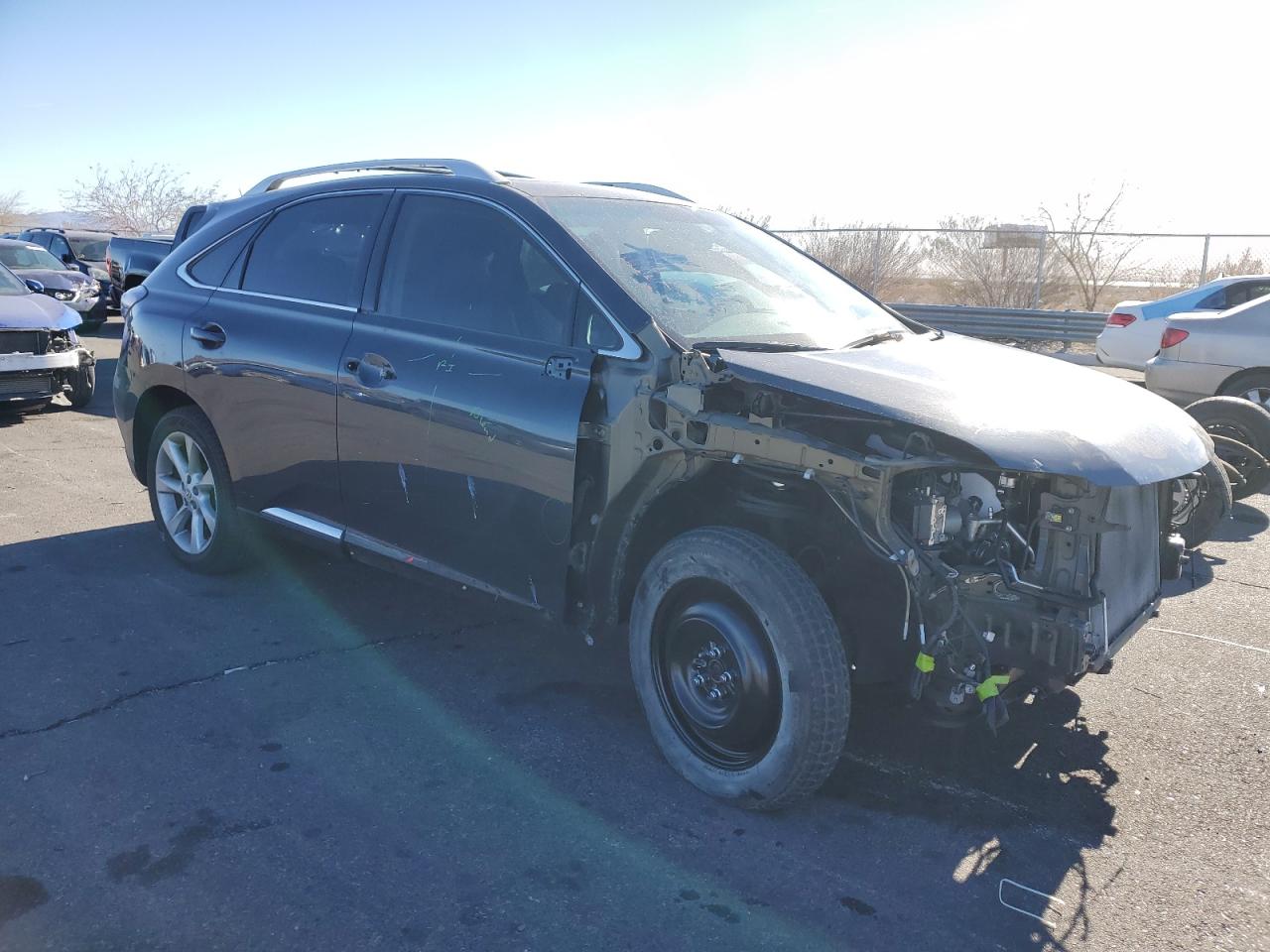 2010 Lexus RX VIN 2T2BK1BA7AC042232 Copart auction photo, front end / side damage thumbnail 4