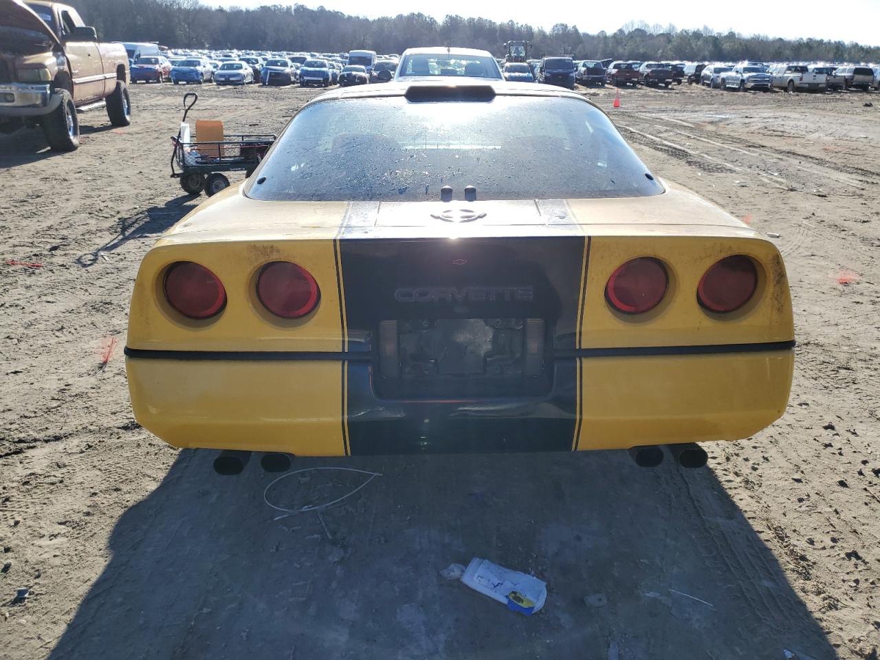 1987 Chevrolet Corvette VIN 1G1YY2185H5114997 Copart auction photo, front end damage thumbnail 6