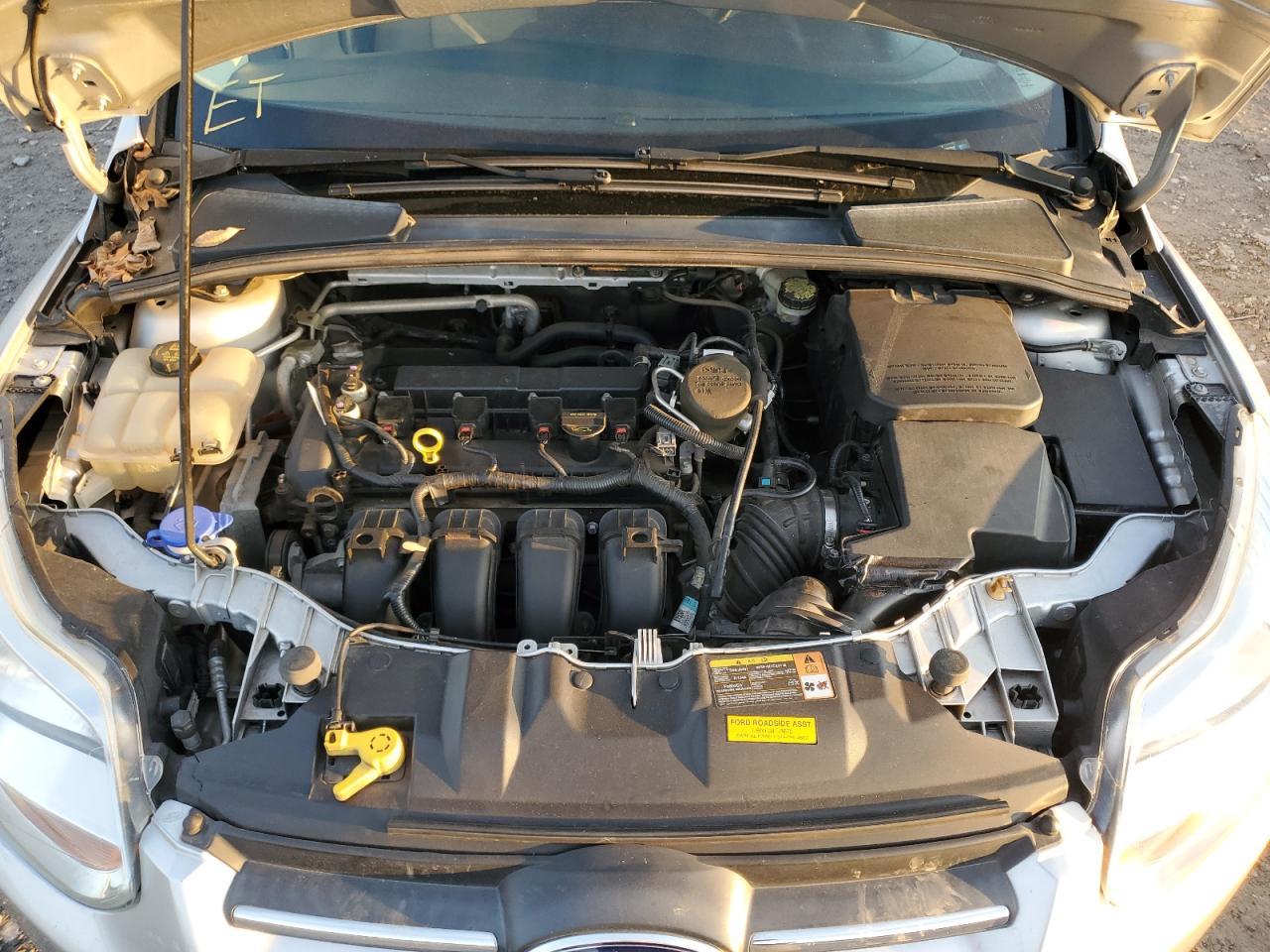 2014 Ford Focus VIN 1FADP3F2XEL172796 Copart auction photo, rear end damage thumbnail 12