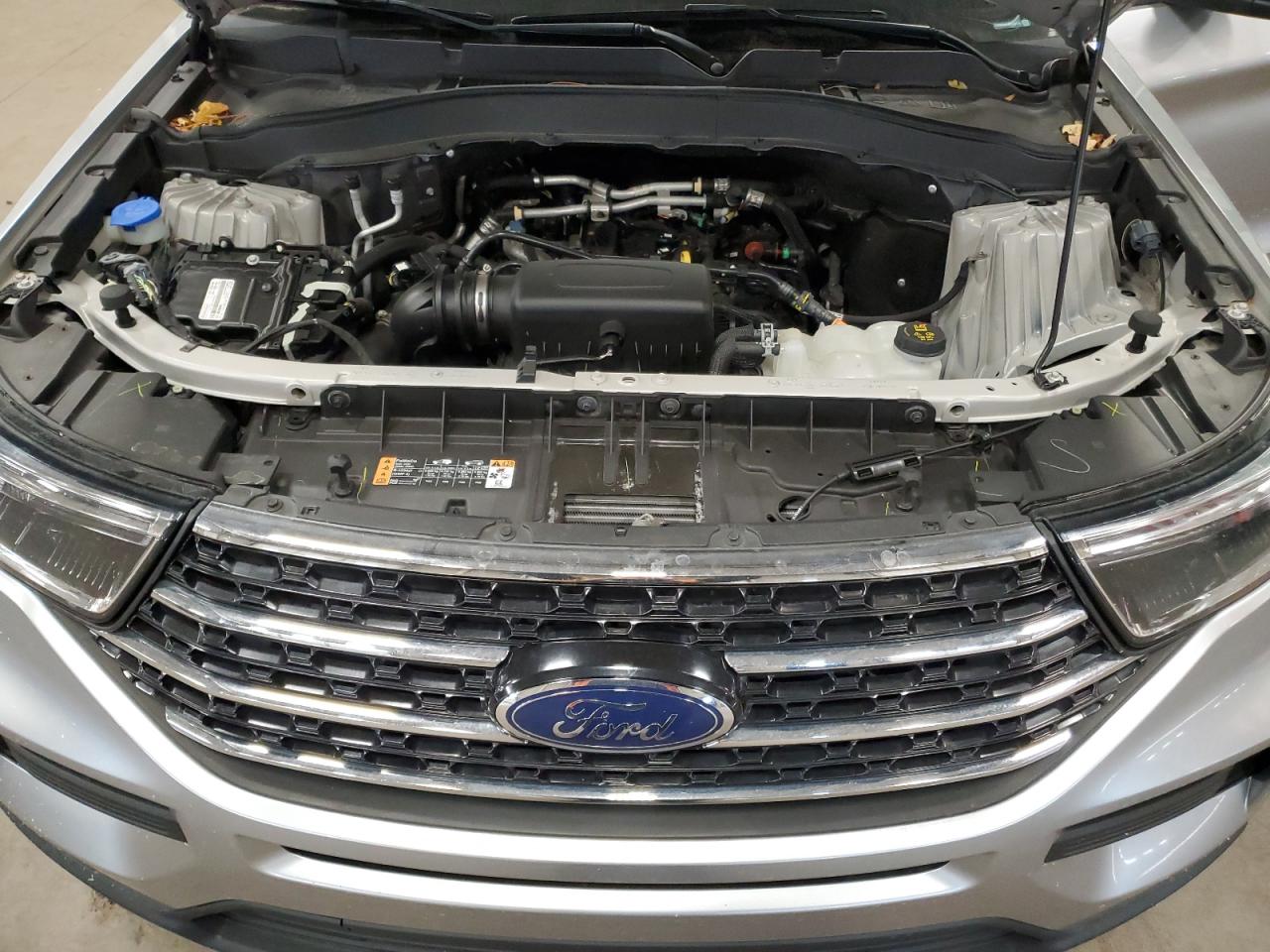 2021 Ford Explorer VIN 1FMSK8DH7MGA52638 Copart auction photo, front end damage thumbnail 12
