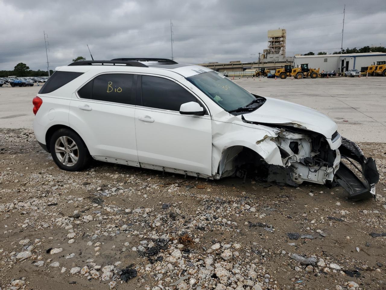 2012 Chevrolet Equinox VIN 2GNALDEK5C6111269 Copart auction photo, front end / side damage thumbnail 4
