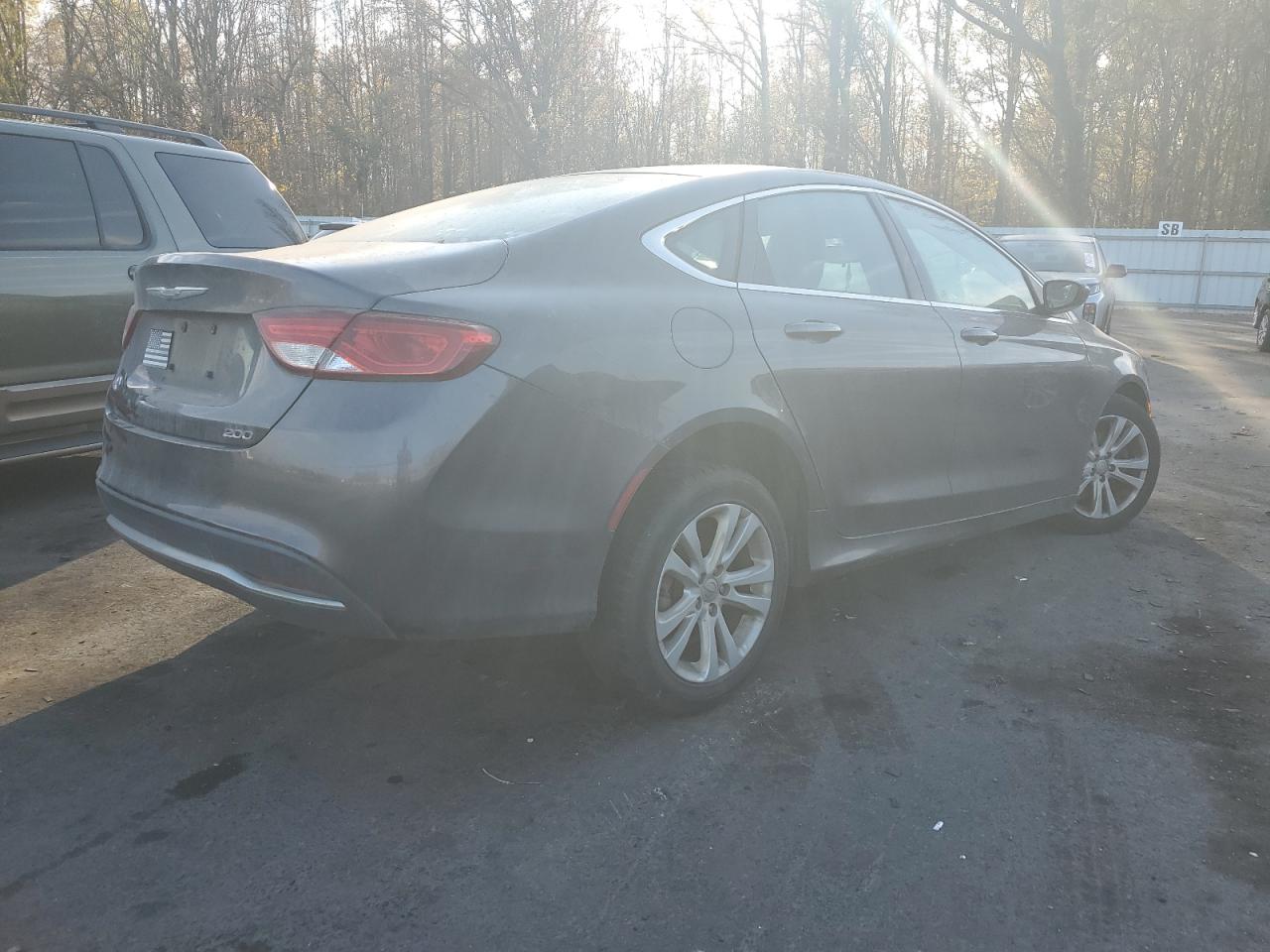 2015 Chrysler 200 VIN 1C3CCCAB2FN716890 Copart auction photo, undercarriage / side damage thumbnail 3
