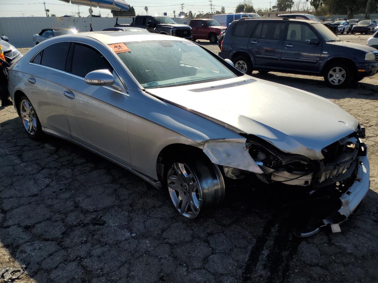 2006 Mercedes-Benz CLC-klasse VIN WDDDJ75X36A014190 Copart auction photo, front end / minor dent/scratches damage thumbnail 4