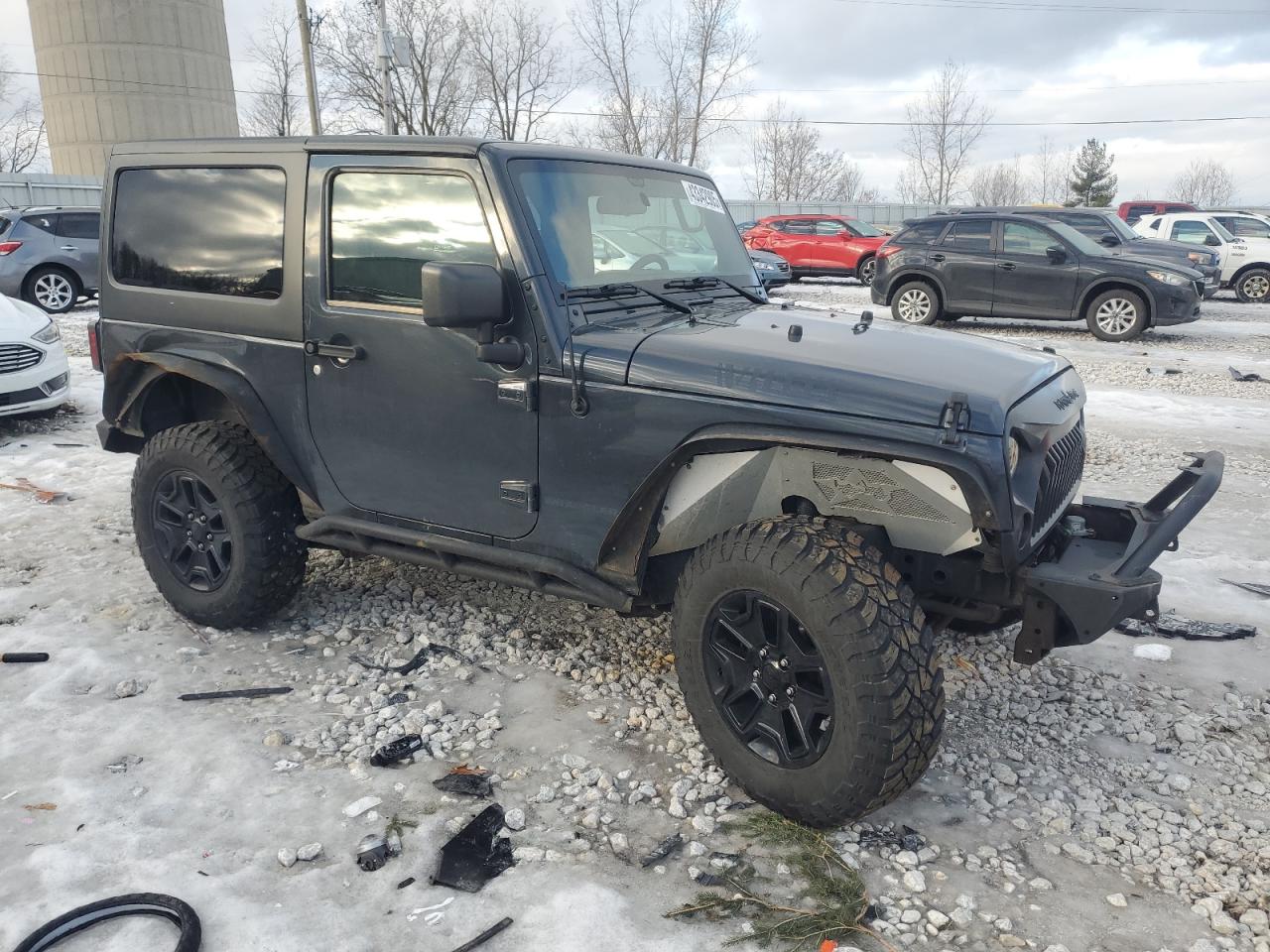 2016 Jeep Wrangler VIN 1C4AJWAG3GL264015 Copart auction photo, rear end damage thumbnail 4