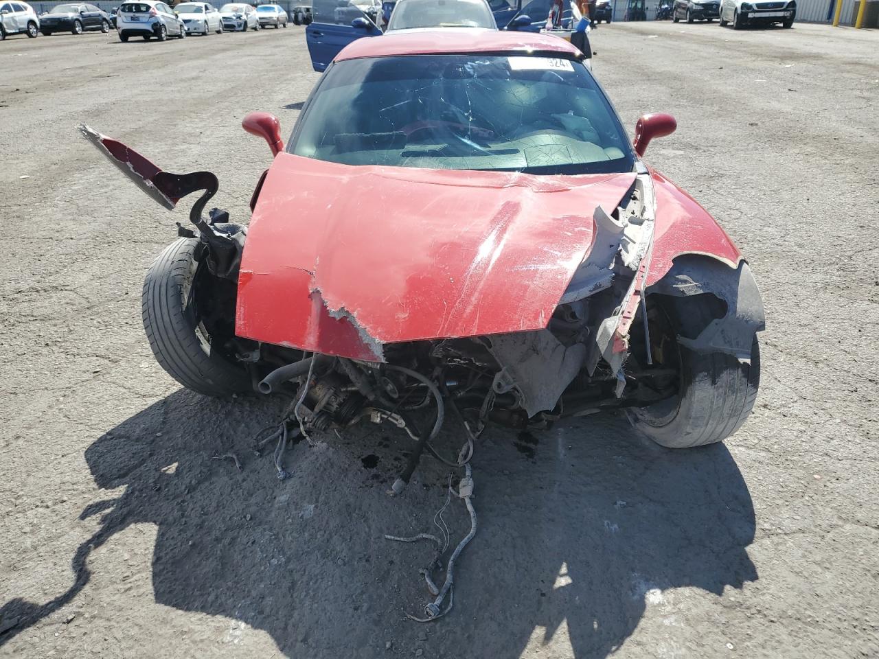 2009 Chevrolet Corvette VIN 1G1YY25W995103155 Copart auction photo, front end damage thumbnail 5