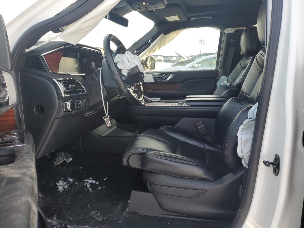 2021 Lincoln Navigator VIN 5LMJJ2LT5MEL15140 Copart auction photo, front end / side damage thumbnail 7