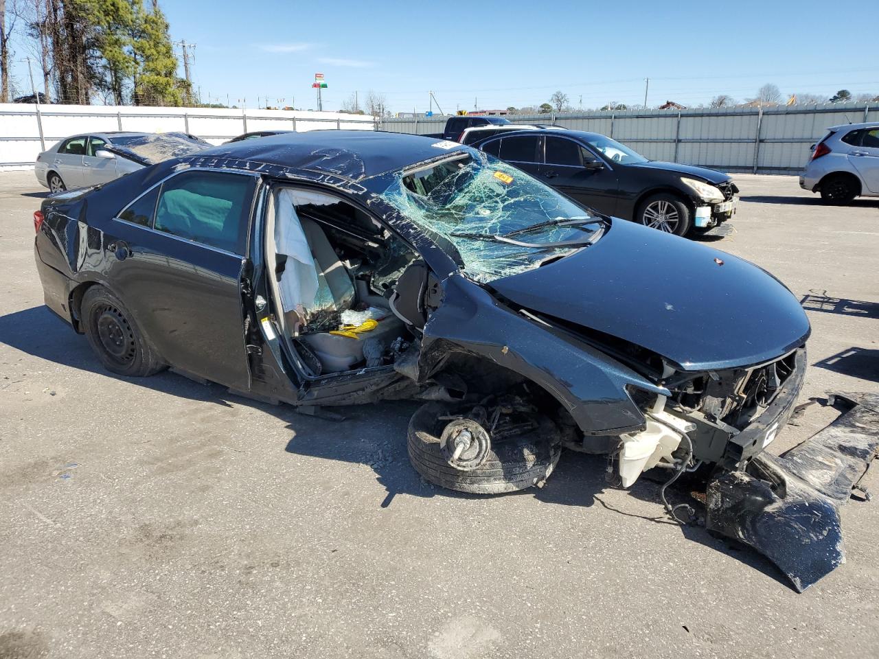 2012 Toyota Camry VIN 4T1BF1FK8CU008233 Copart auction photo, all over damage thumbnail 4