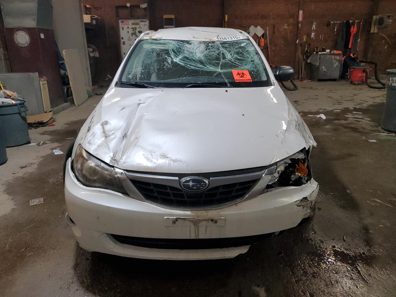 2008 Subaru Impreza VIN JF1GH61638H814188 Copart auction photo, all over damage thumbnail 5