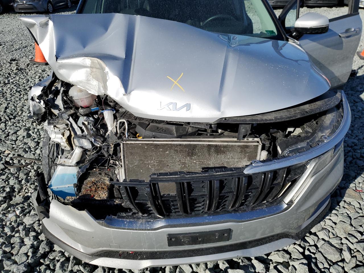 2023 KIA Carnival VIN KNDNB4H33P6255139 Copart auction photo, front end damage thumbnail 12