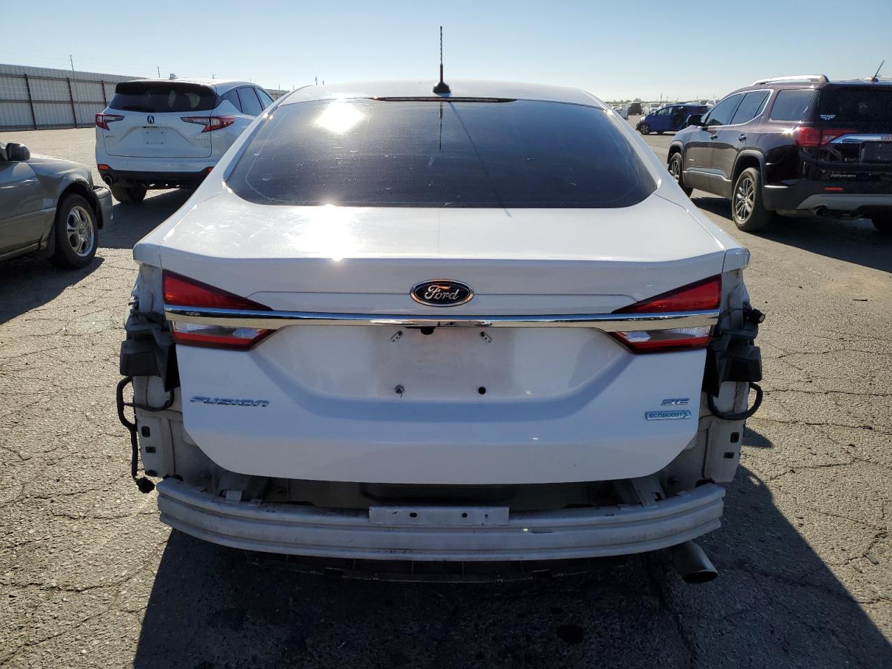 2017 Ford Fusion VIN 3FA6P0HD2HR277487 Copart auction photo, front end / rear end damage thumbnail 6