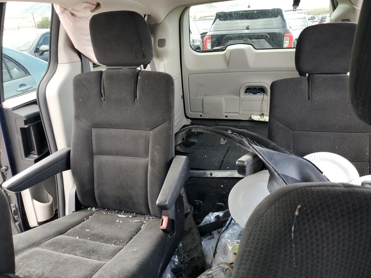 2016 Dodge Caravan VIN 2C4RDGCG1GR266625 Copart auction photo, front end / side damage thumbnail 10