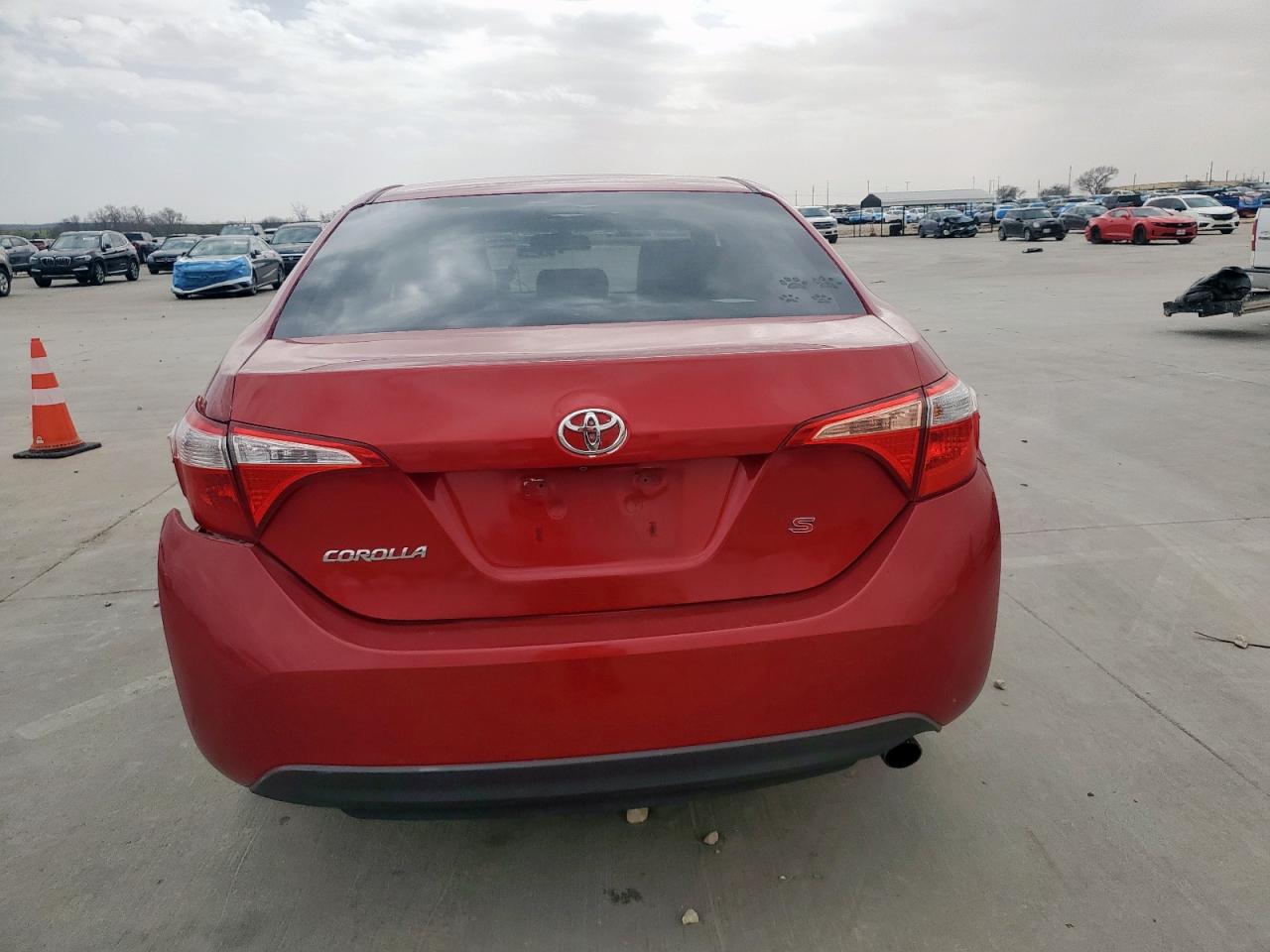 2014 Toyota Corolla VIN 5YFBURHE0EP111744 Copart auction photo, rear end / front end damage thumbnail 6