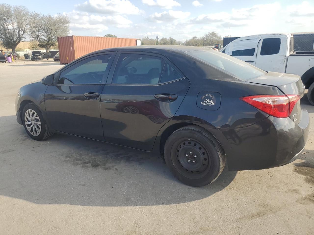 2017 Toyota Corolla VIN 2T1BURHE1HC809025 Copart auction photo, rear end / undercarriage damage thumbnail 2