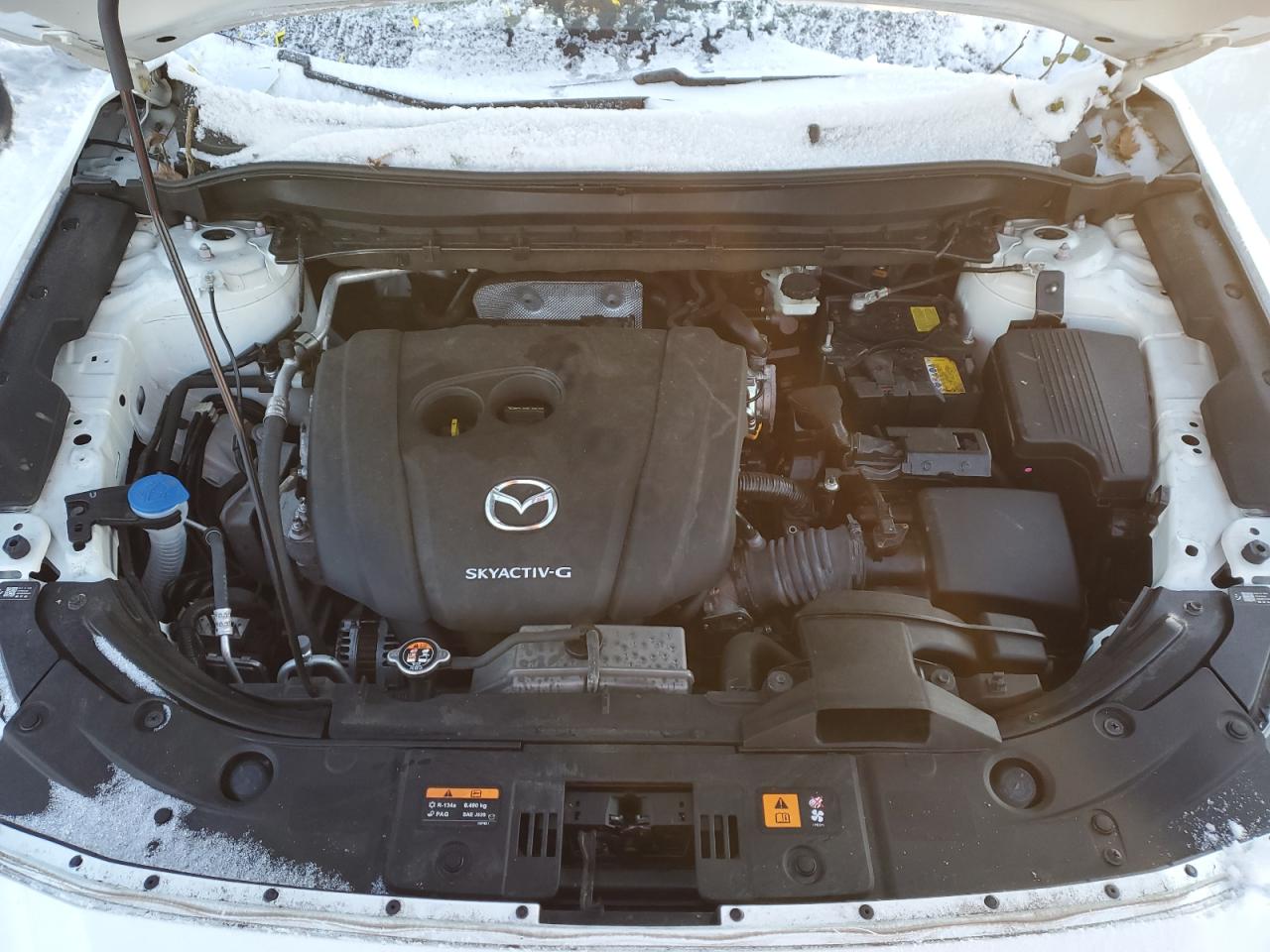 2021 Mazda CX-5 VIN JM3KFBCM3M0475706 Copart auction photo, side / top/roof damage thumbnail 12
