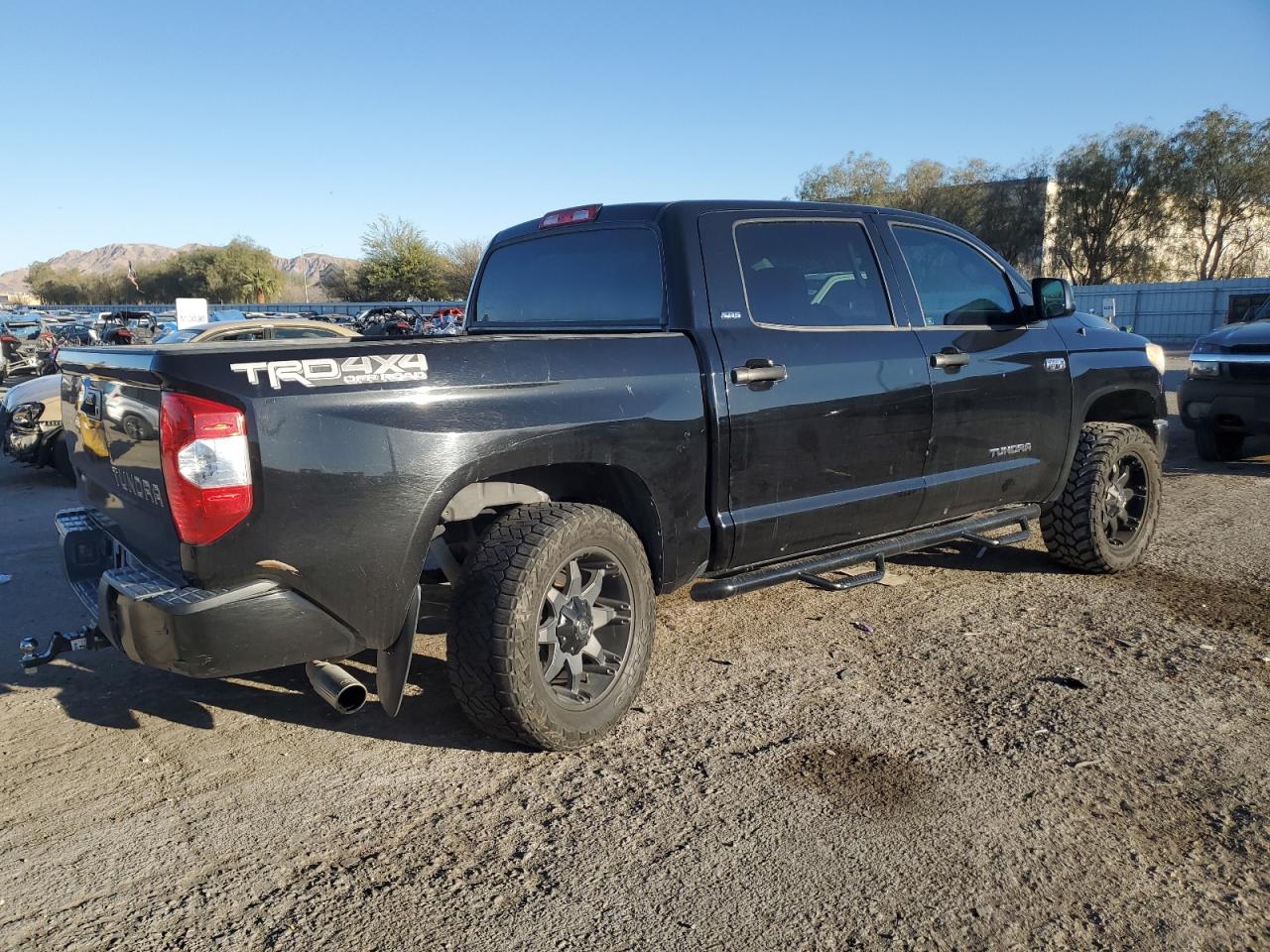 2016 Toyota Tundra VIN 5TFDW5F15GX518409 Copart auction photo, rear end damage thumbnail 3