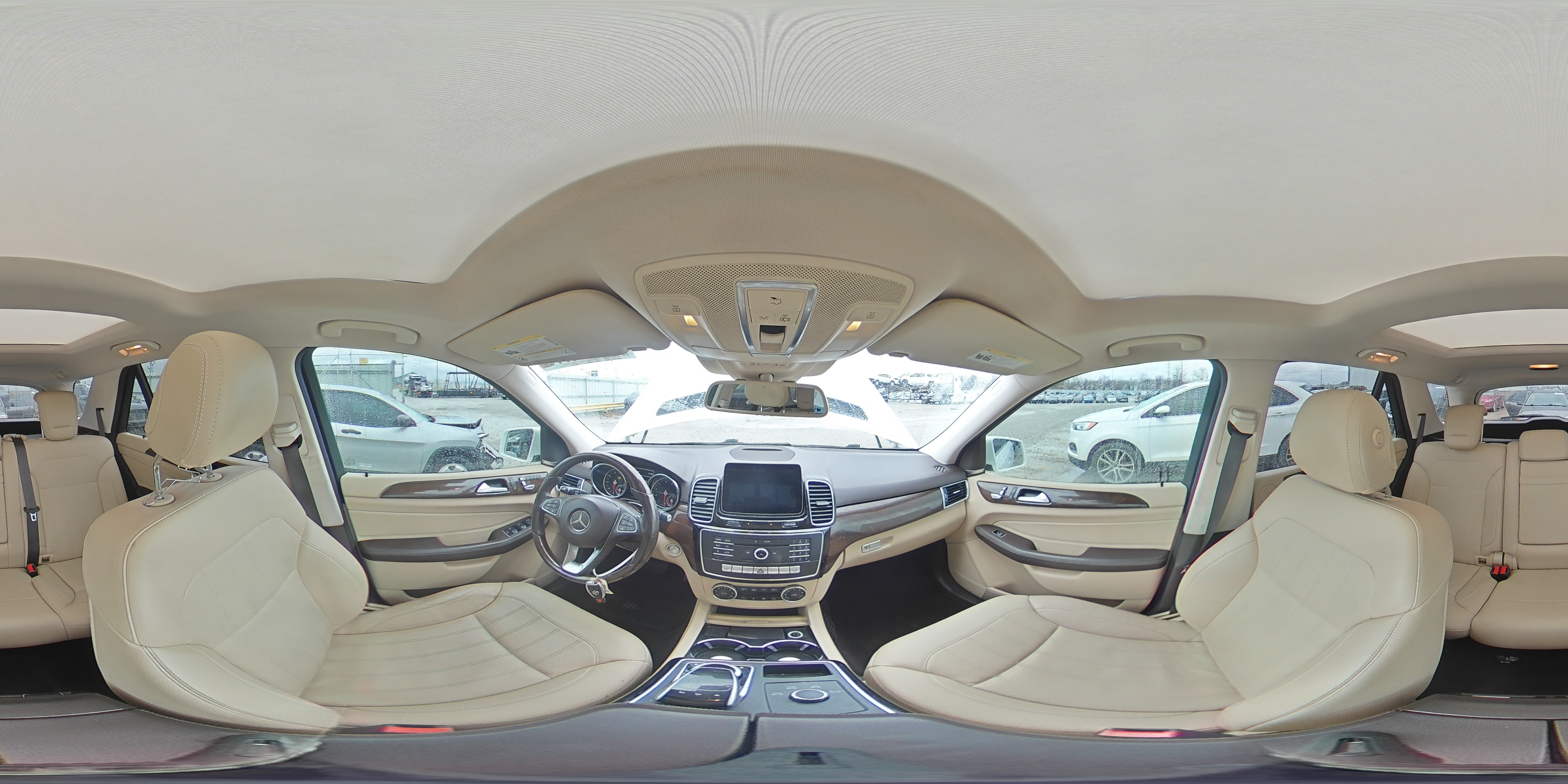 2018 Mercedes-Benz GLE VIN 4JGDA5JB7JB017553 Copart auction photo, rear end / side damage thumbnail 15