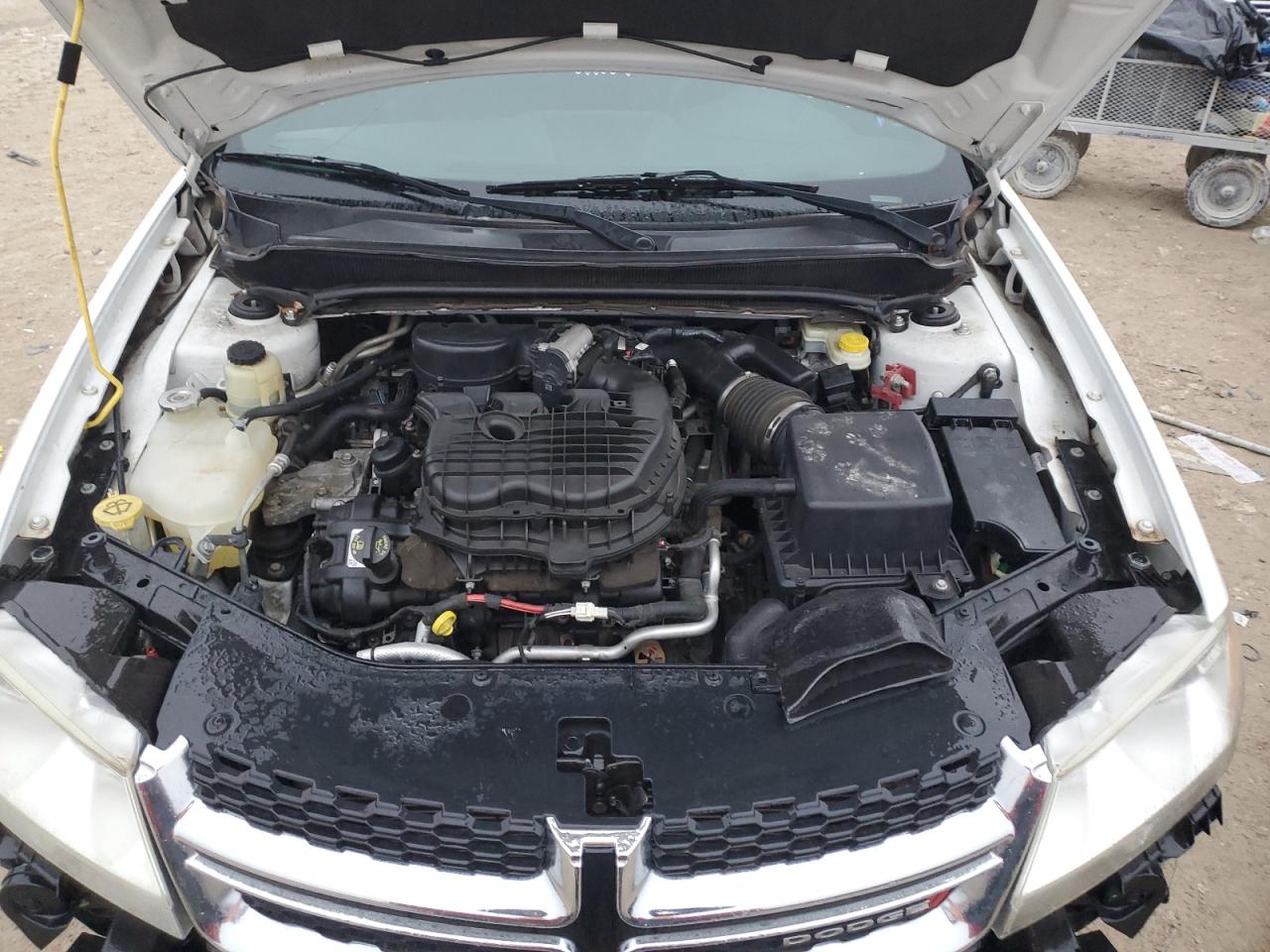 2012 Dodge Avenger VIN 1C3CDZAG6CN256026 Copart auction photo, front end / side damage thumbnail 11