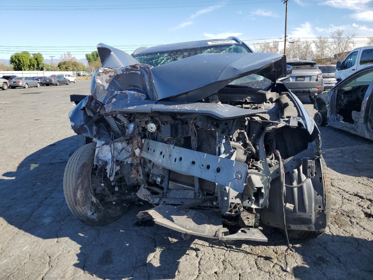 2022 Mazda CX-5 VIN JM3KFBCM6N1629045 Copart auction photo, front end / side damage thumbnail 5
