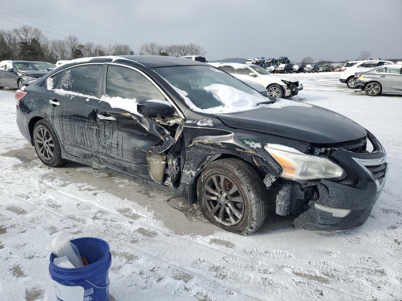 2015 Nissan Altima VIN 1N4AL3AP3FC582049 Copart auction photo, front end / side damage thumbnail 4
