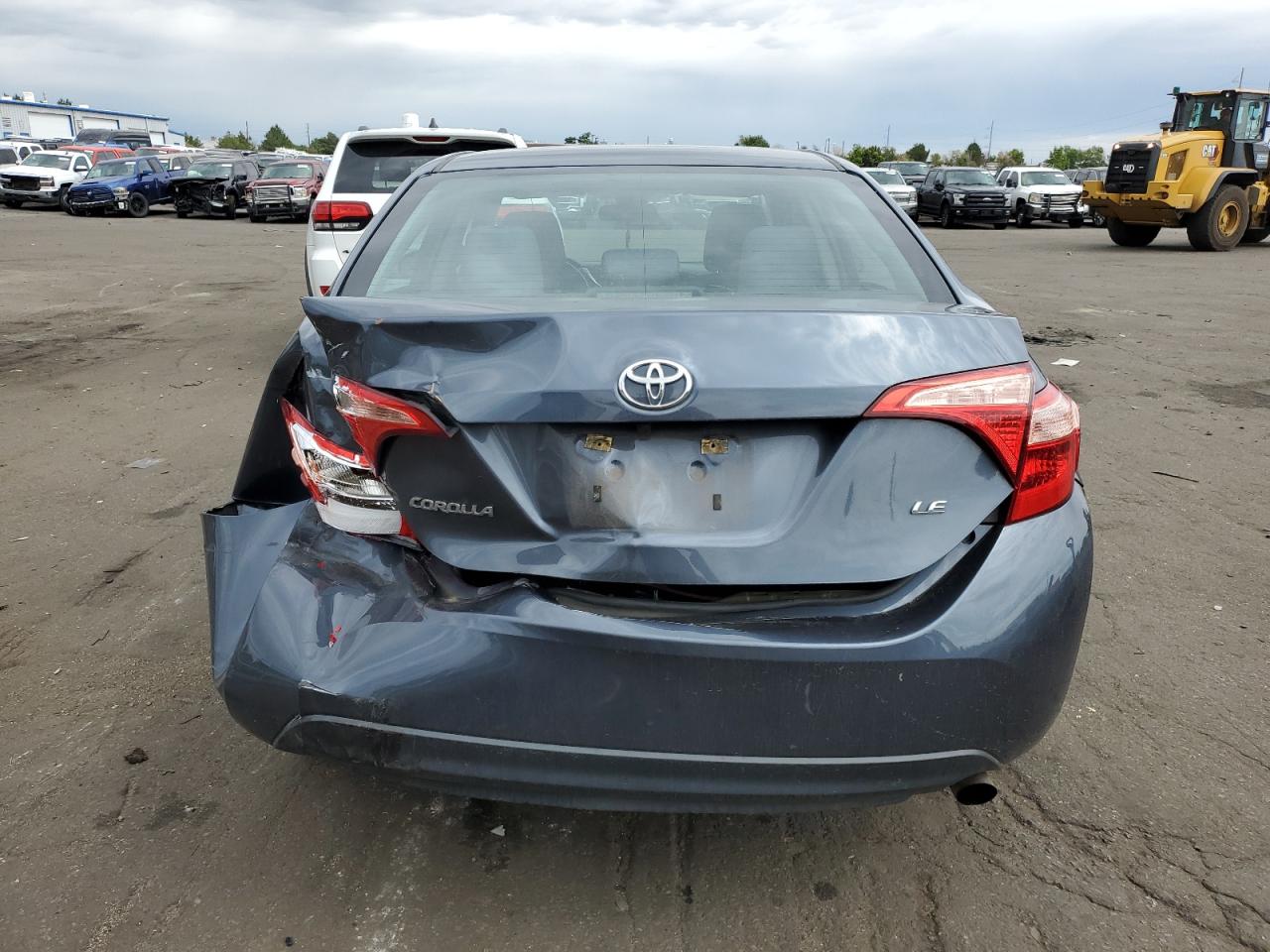 2019 Toyota Corolla VIN 2T1BURHE3KC224020 Copart auction photo, rear end / hail damage thumbnail 6