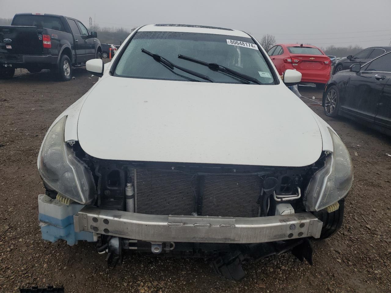2013 Infiniti EX VIN JN1CV6AR6DM767609 Copart auction photo, all over damage thumbnail 5