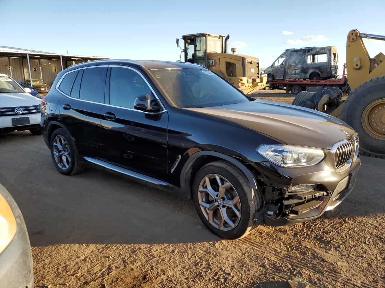 2020 BMW X3 VIN 5UXTY5C00L9D02632 Copart auction photo, side damage thumbnail 4