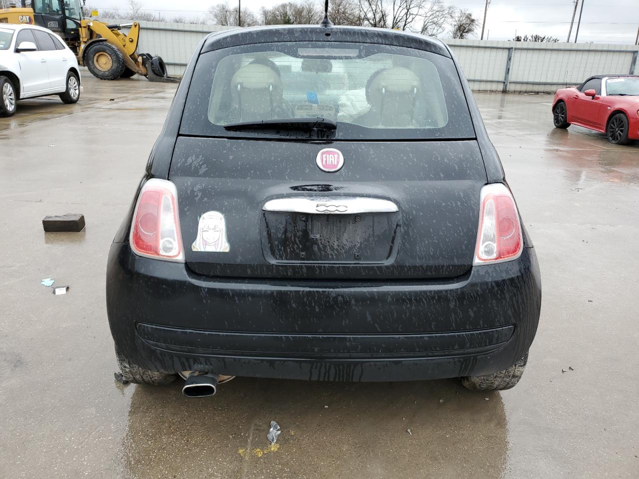 2013 Fiat 500 VIN 3C3CFFAR9DT740820 Copart auction photo, front end damage thumbnail 6