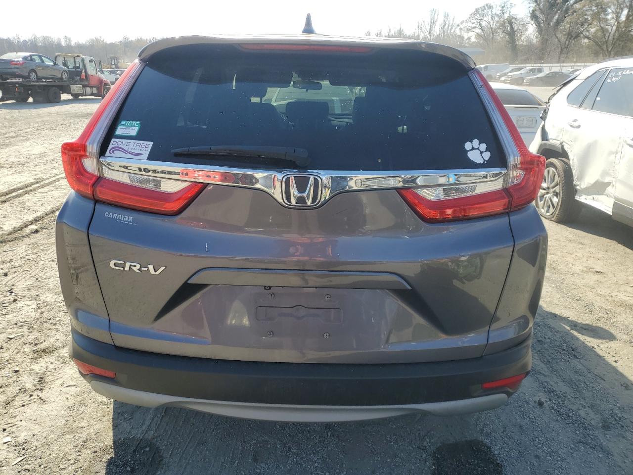 2018 Honda CR-V VIN 7FARW1H53JE024277 Copart auction photo, front end / side damage thumbnail 6