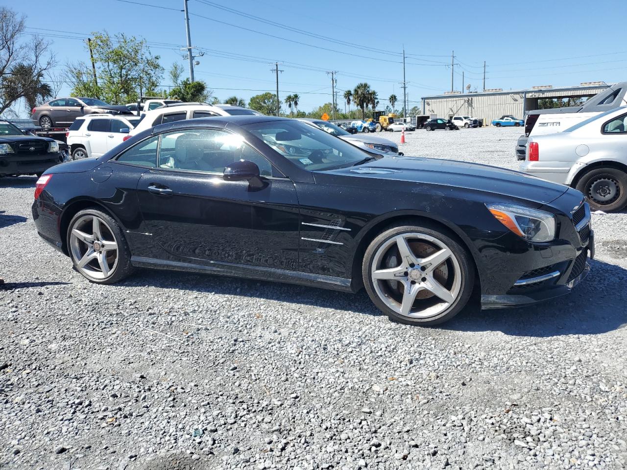 2013 Mercedes-Benz SL-klasse VIN WDDJK7DA8DF007961 Copart auction photo, top/roof damage thumbnail 4