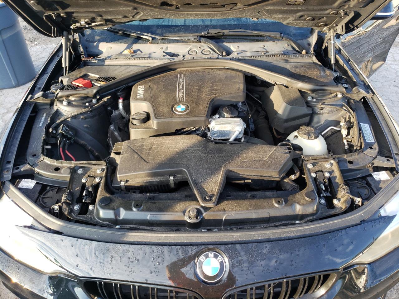 2014 BMW 4er VIN WBA3N3C55EF711587 Copart auction photo, side damage thumbnail 11