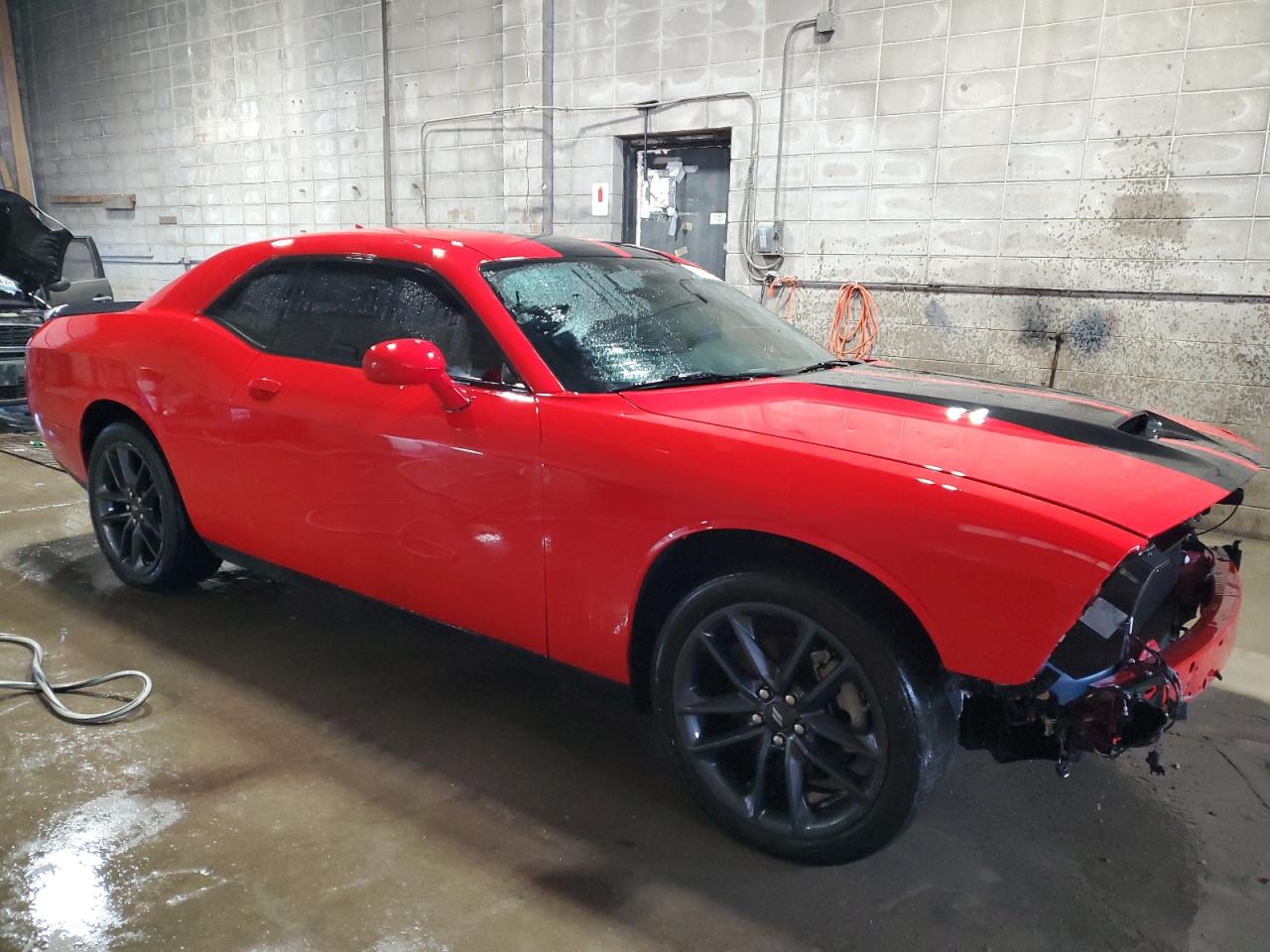 2021 Dodge Challenger VIN 2C3CDZKG0MH594353 Copart auction photo, front end / hail damage thumbnail 4