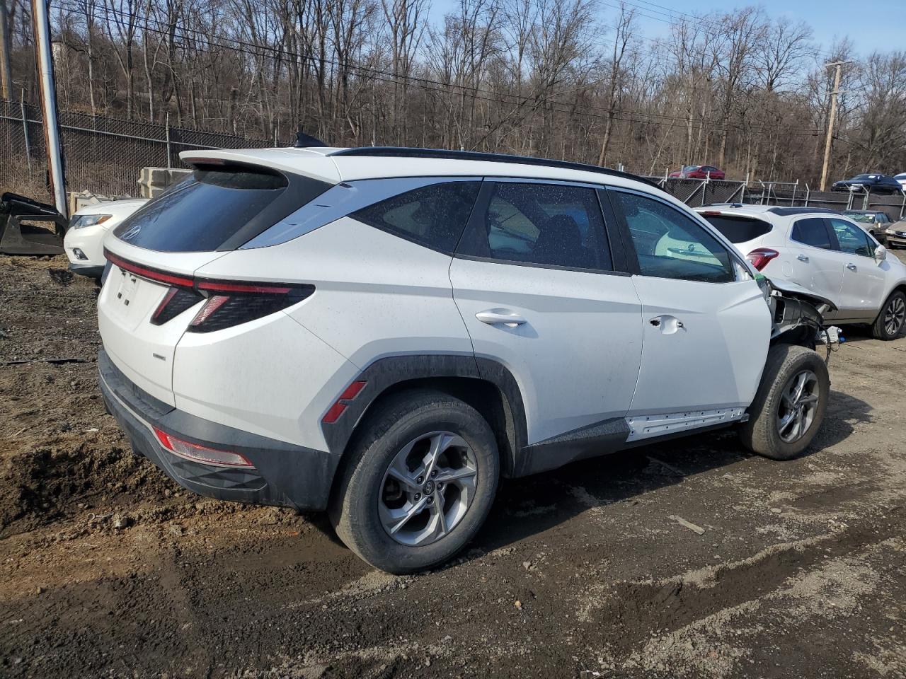 2022 Hyundai Tucson VIN 5NMJBCAE0NH027913 Copart auction photo, front end damage thumbnail 3