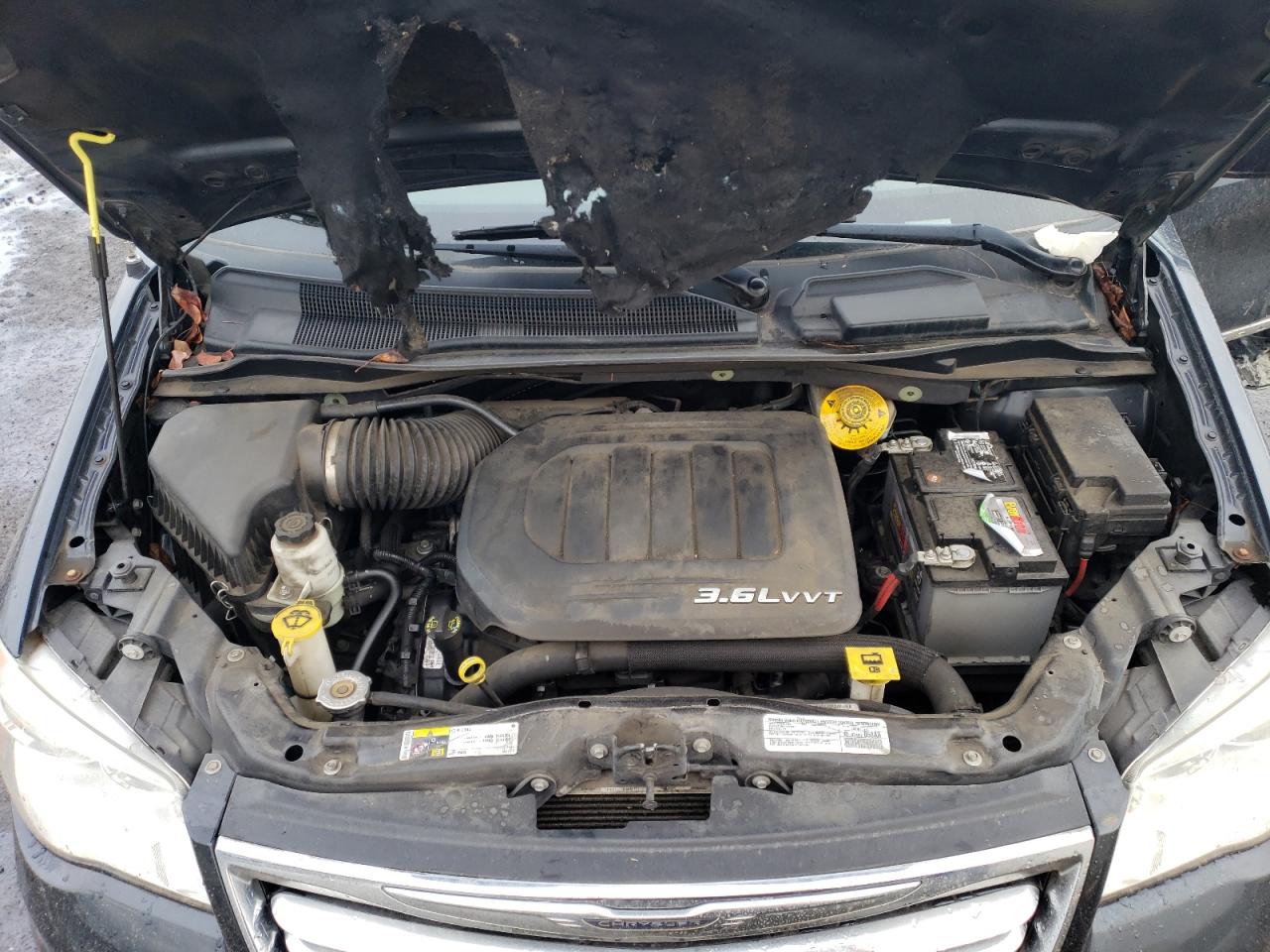 2014 Chrysler Town & Country VIN 2C4RC1BG9ER397834 Copart auction photo, side damage thumbnail 12