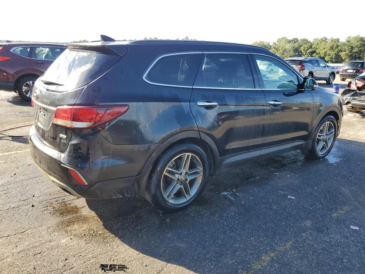 2017 Hyundai Santa Fe VIN KM8SR4HF8HU255543 Copart auction photo, minor dent/scratches damage thumbnail 3