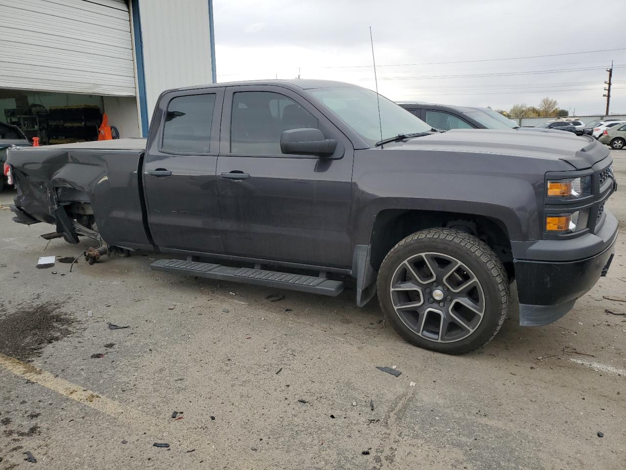 2014 Chevrolet Silverado VIN 1GCVKPEHXEZ341755 Copart auction photo, rear end / undercarriage damage thumbnail 4
