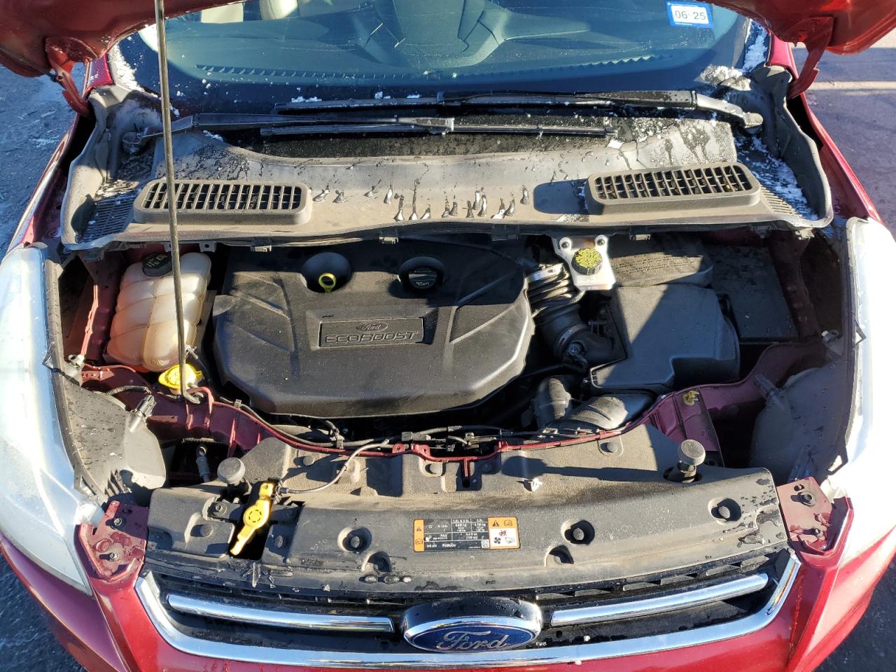 2015 Ford Escape VIN 1FMCU0J96FUB80631 Copart auction photo, front end / rear end damage thumbnail 12