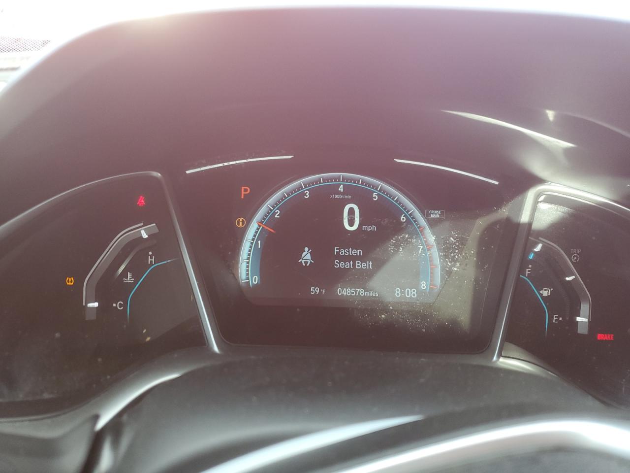 2018 Honda Civic VIN JHMFC1F71JX006392 Copart auction photo, rear end damage thumbnail 9