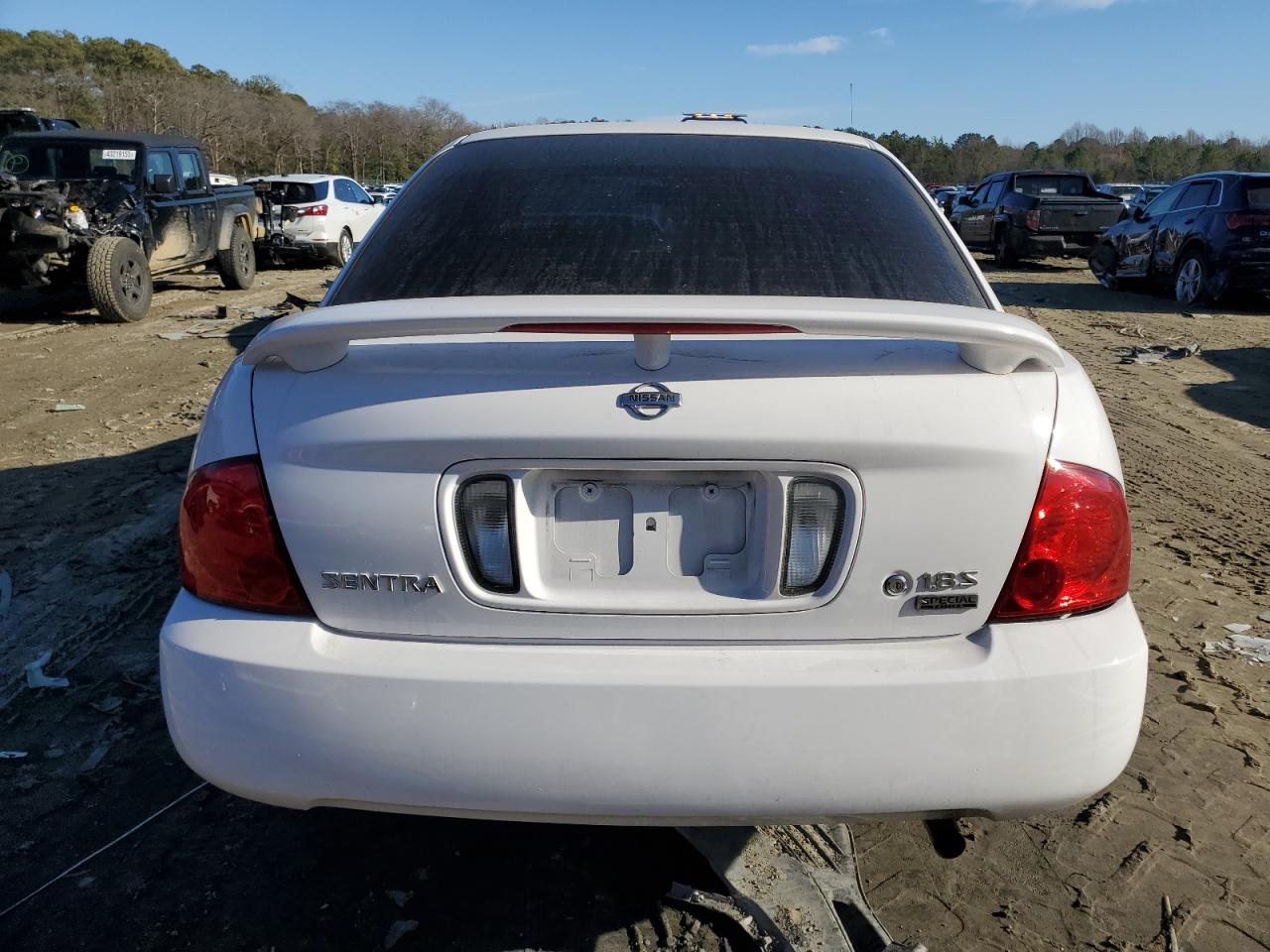 2005 Nissan Sentra VIN 3N1CB51D95L554723 Copart auction photo, front end / side damage thumbnail 6