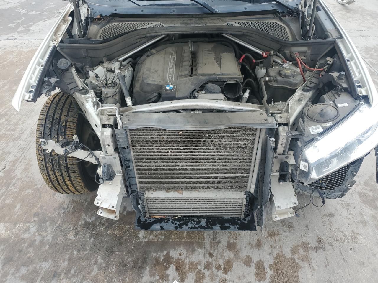 2014 BMW X5 VIN 5UXKR2C5XE0H33327 Copart auction photo, front end damage thumbnail 12