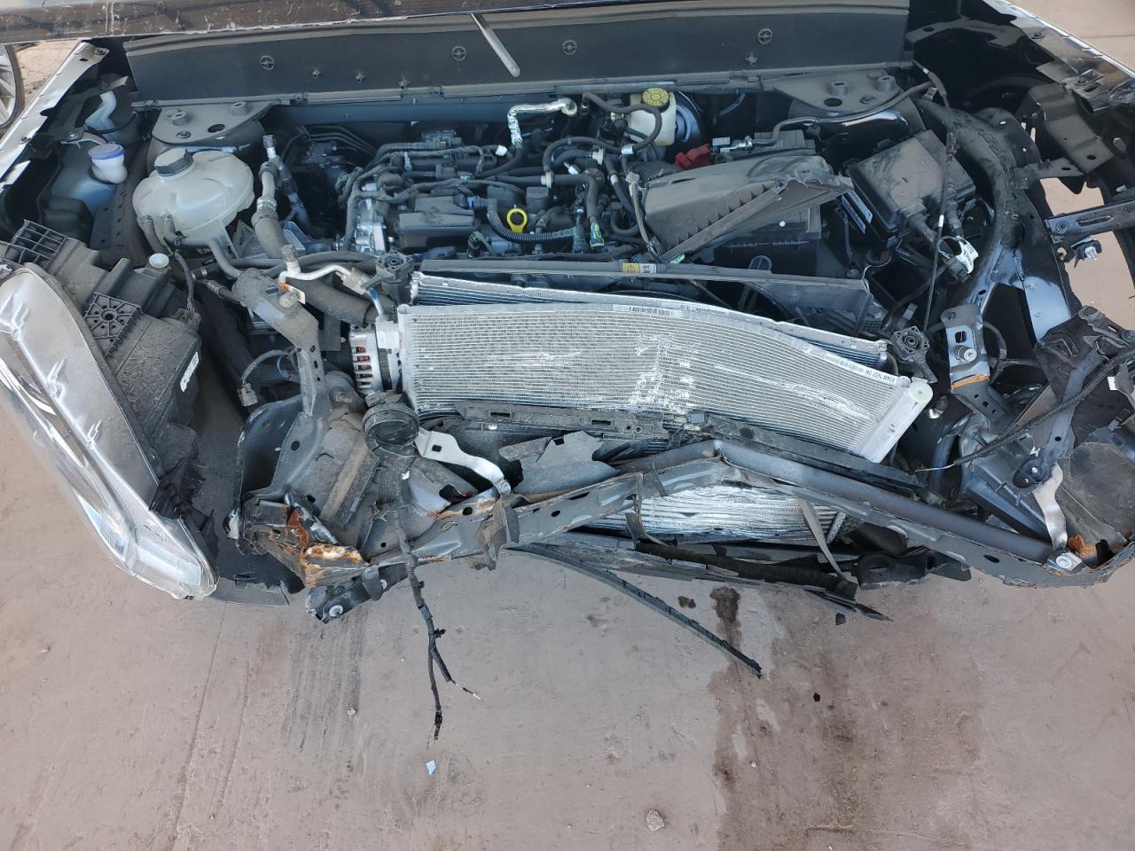 2023 Ford Bronco VIN 3FMCR9B61PRD96356 Copart auction photo, front end / side damage thumbnail 13