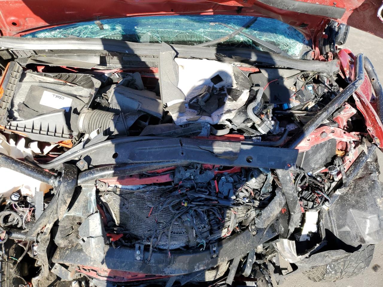 2017 Toyota Tacoma VIN 5TFCZ5AN7HX049922 Copart auction photo, front end / side damage thumbnail 12